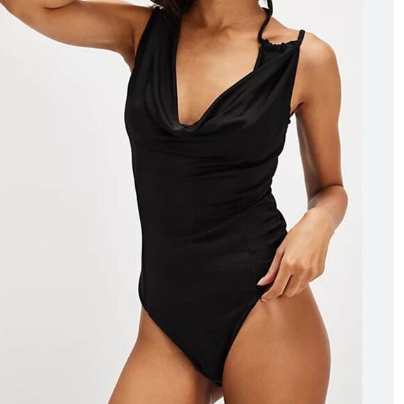 Free People Intimately Women's First Choice Bodysuit Black Size M NWT - Stylish - Picture 1 of 6